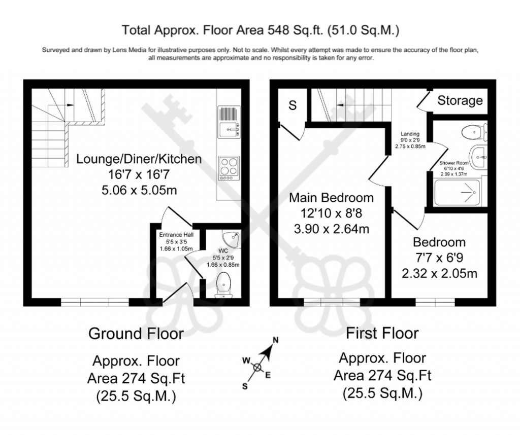 Floorplans For Clarendon Gardens, Bromley Cross