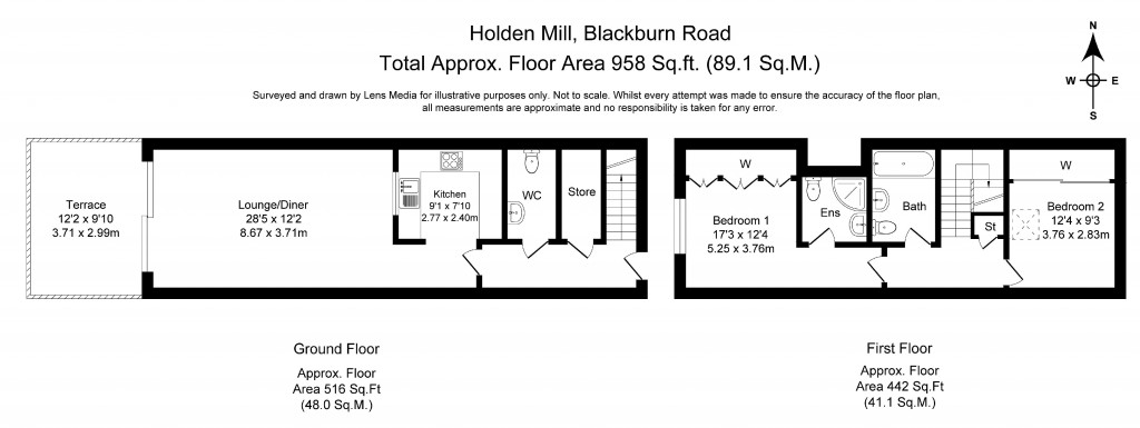 Floorplans For Holden Mill, Blackburn Road, Bolton