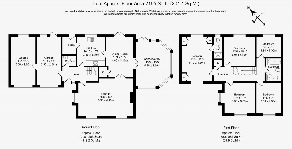 Floorplans For Kings Lea, Heath Charnock