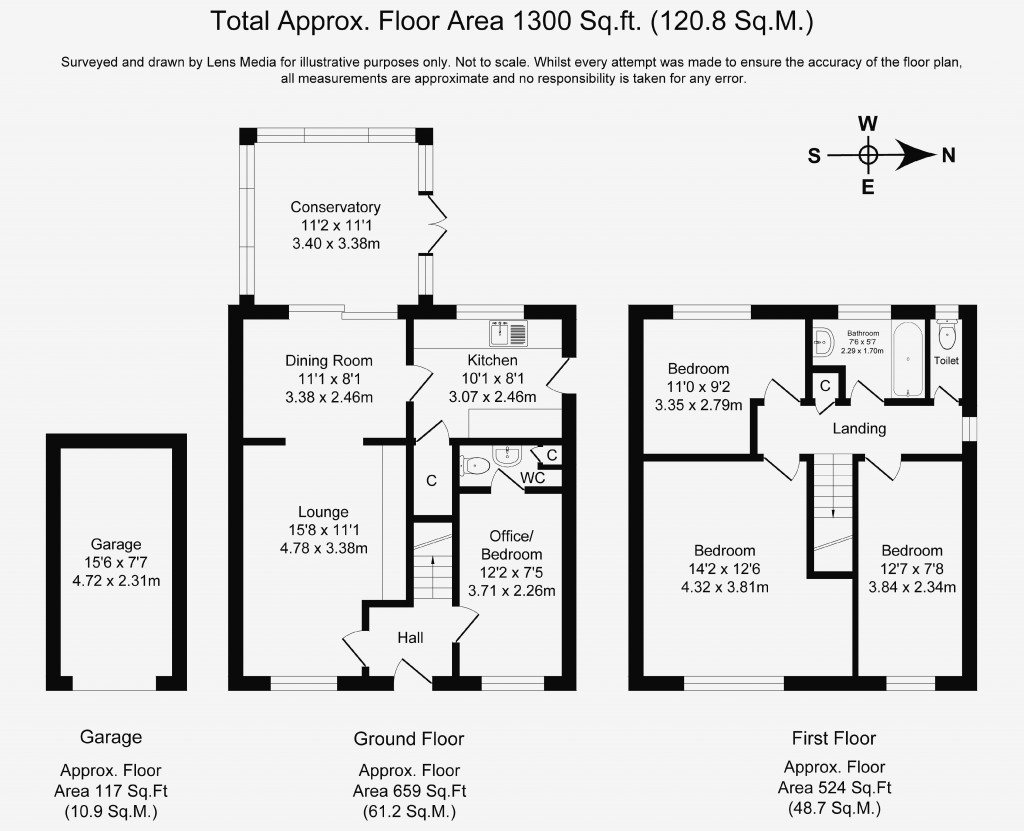 Floorplans For Fryent Close, Blackrod