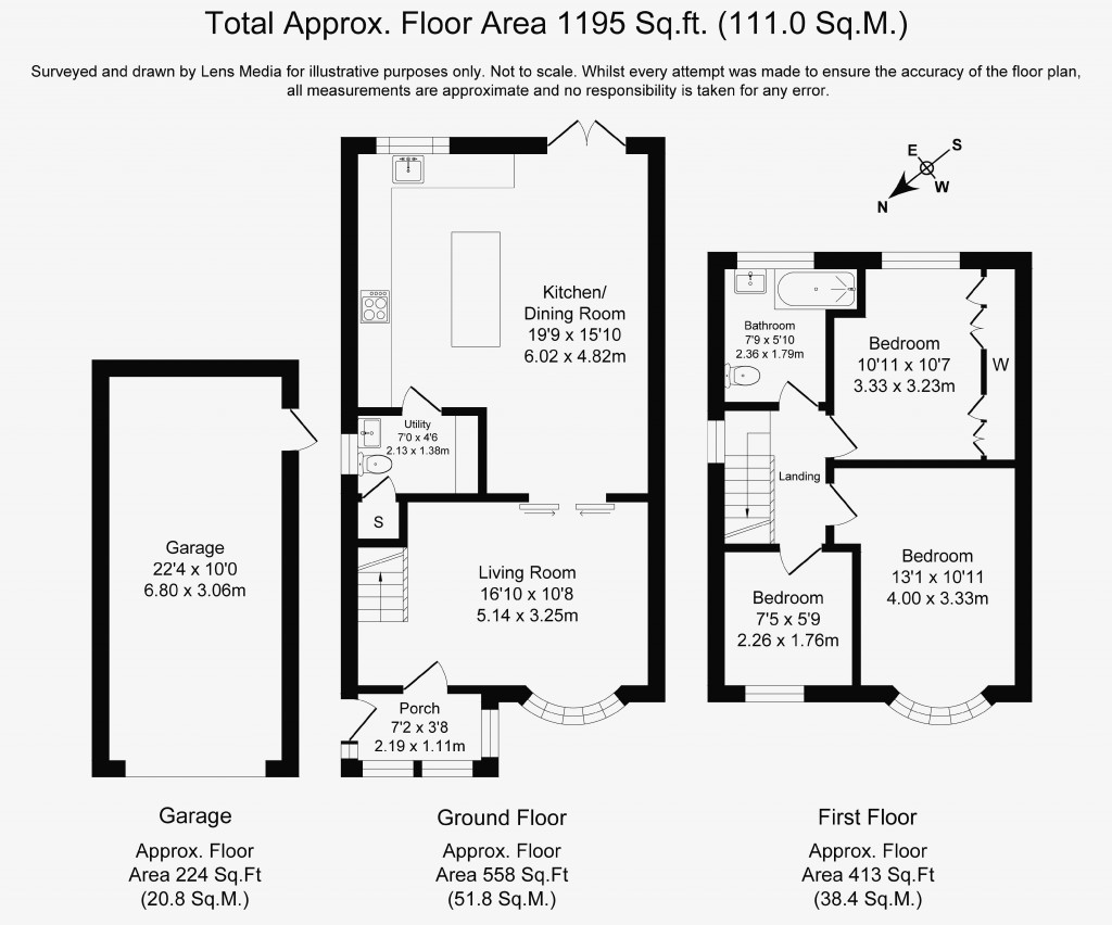 Floorplans For Rutherford Drive, Over Hulton