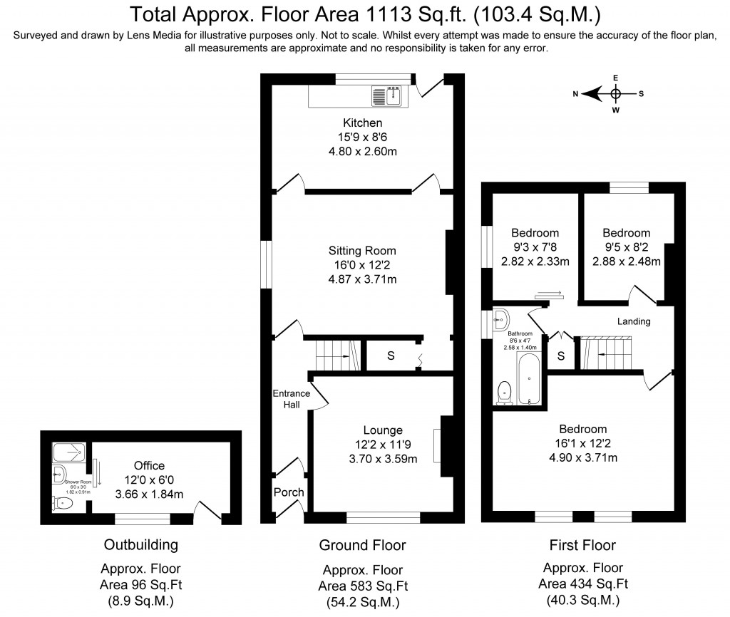 Floorplans For Foxhill Terrace, Oswaldtwistle