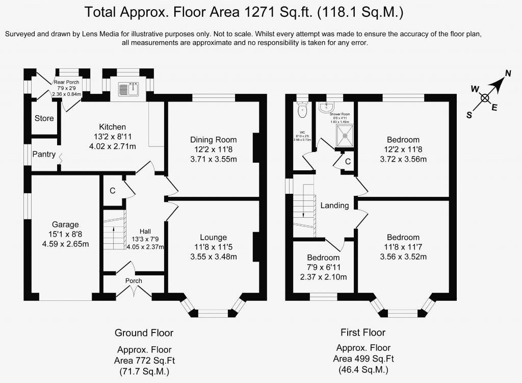 Floorplans For Ainscow Avenue, Lostock