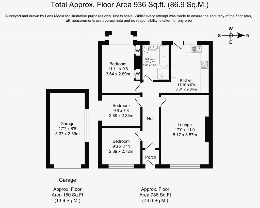 Floorplans For Churchill Drive, Little Lever
