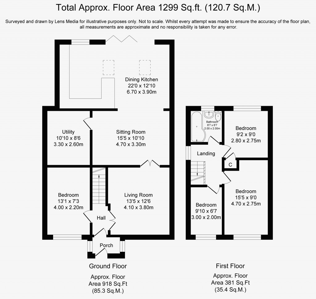 Floorplans For Beeston Close, Sharples