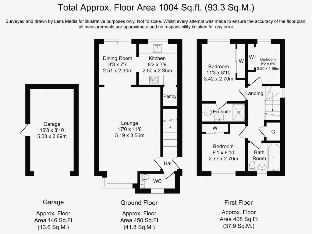 Floorplans For Bournville Drive, Bury