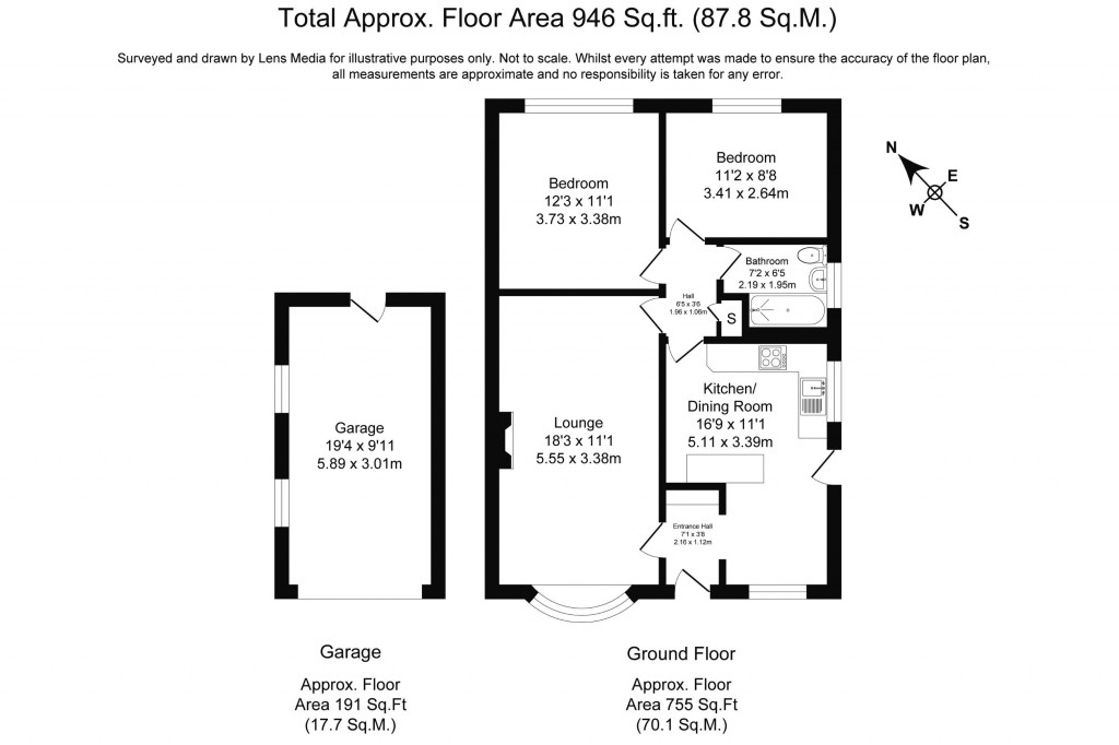 Floorplans For Collingwood Road, Chorley