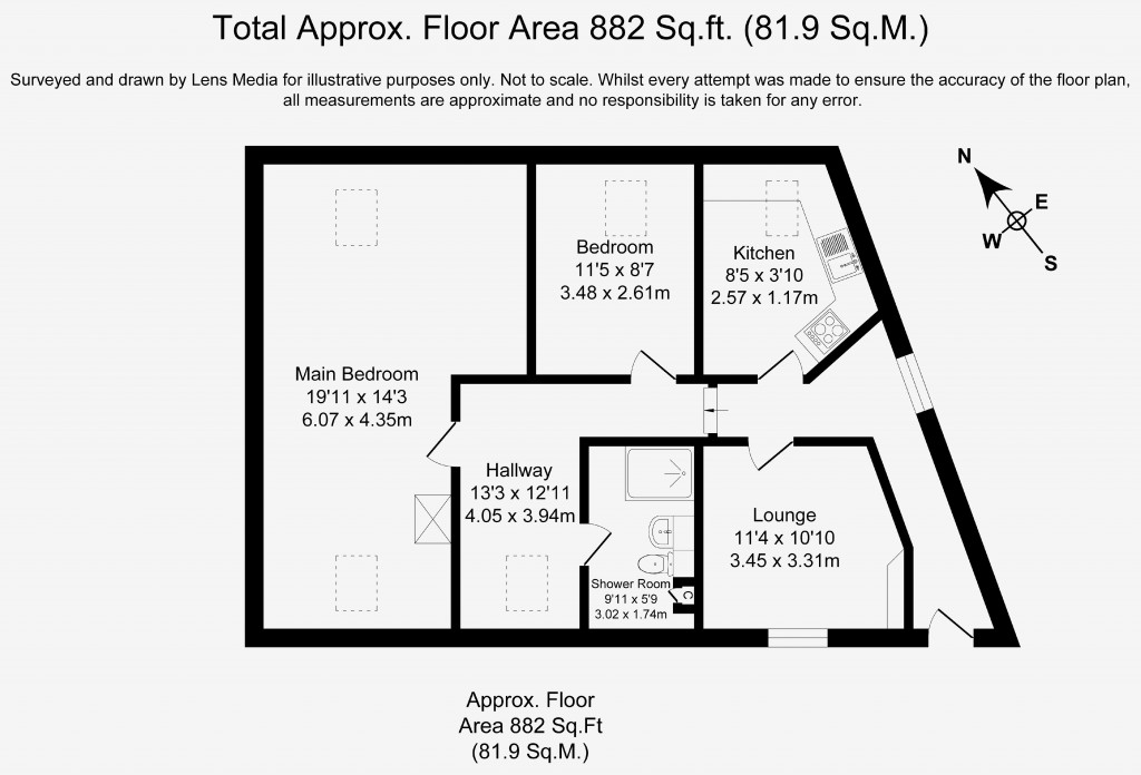 Floorplans For High Street, Golborne