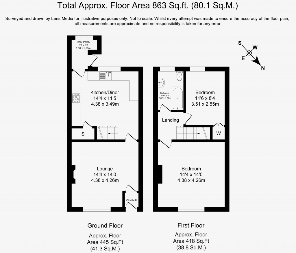 Floorplans For Stopes Road, Radcliffe