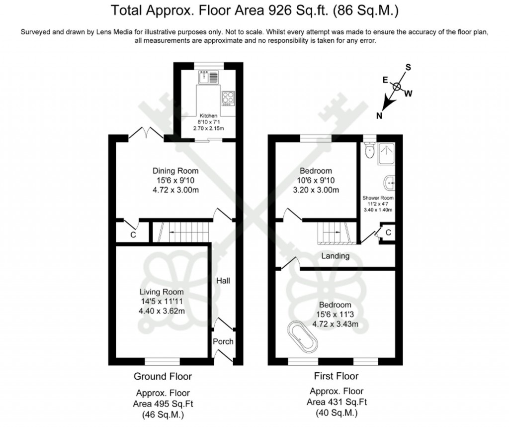 Floorplans For Railway Road, Adlington
