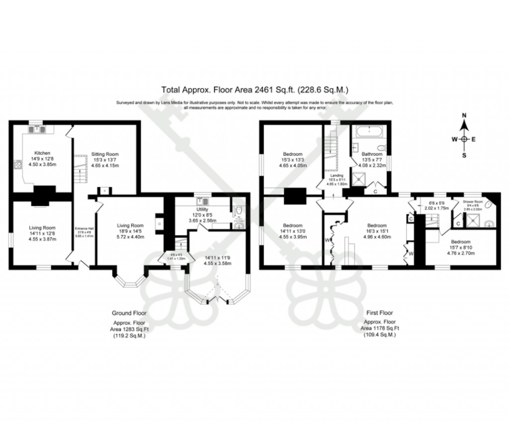 Floorplans For Blackburn Road, Astley Bridge