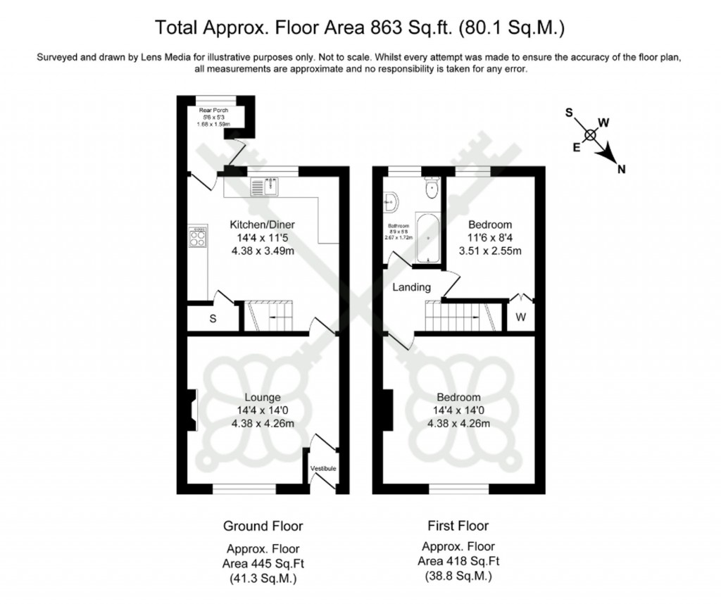 Floorplans For Stopes Road, Radcliffe
