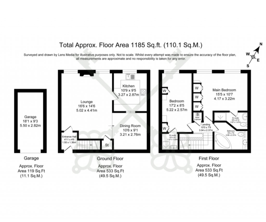 Floorplans For Barrowdene House, Bazley Street, Barrow Bridge