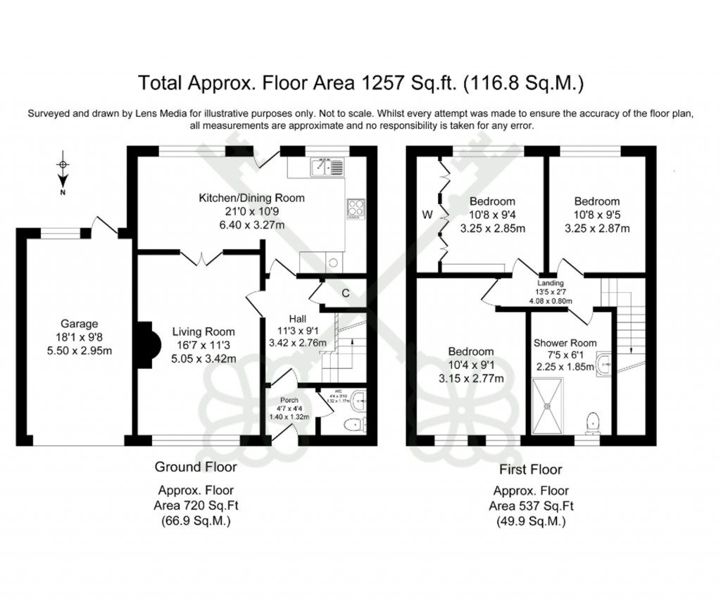 Floorplans For Medway Drive, Horwich