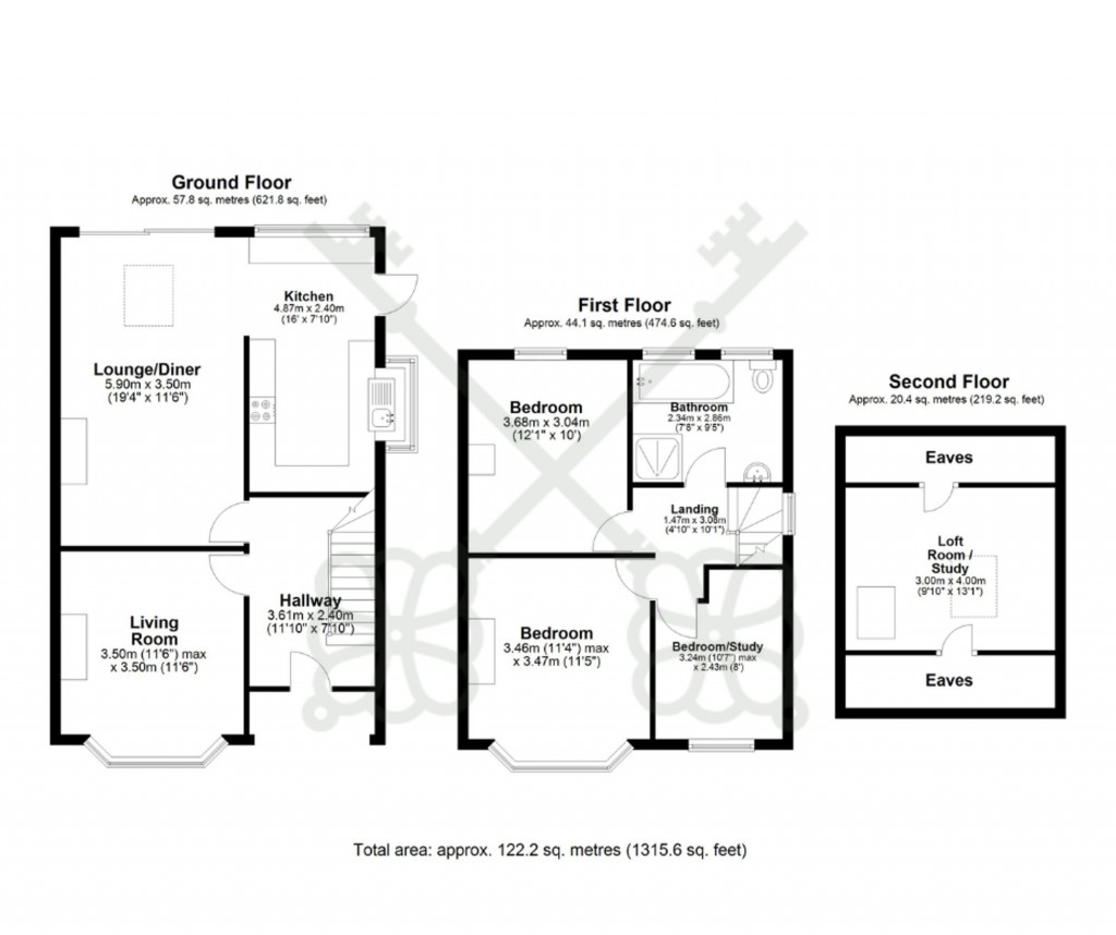Floorplans For Jesmond Road, Smithills