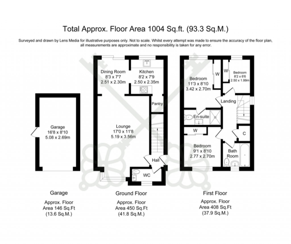 Floorplans For Bournville Drive, Bury